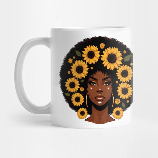 Afrocentric Woman Flowers by Graceful Designs